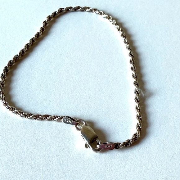 Italian Sterling Silver Chain Bracelet Set - Picture 11 of 15